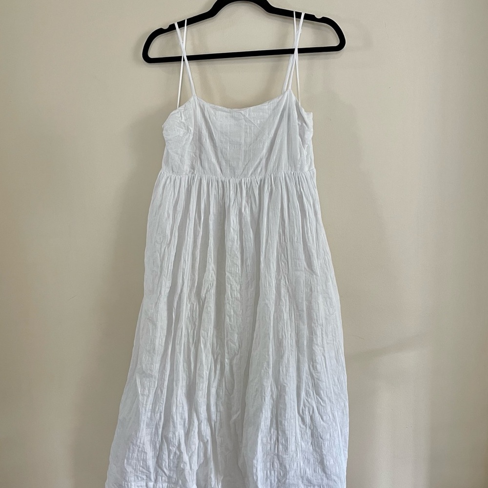 Anthropologie Sunday in Brooklyn Women’s Squareneck Midi Dress Size Medium White